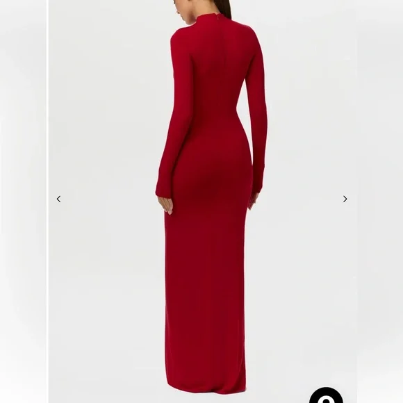 Naked Wardrobe Sculpted Draped Tie Dress - Picture 3 of 5